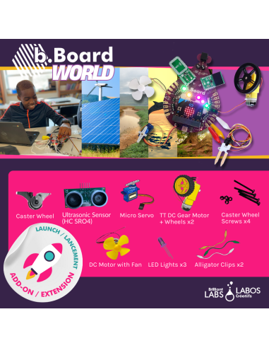 Kit complémentaire b.Board Lancement | mouvement et automatisation